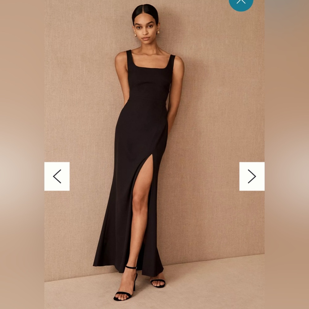 Anthropologie BHLDN black formal dress
